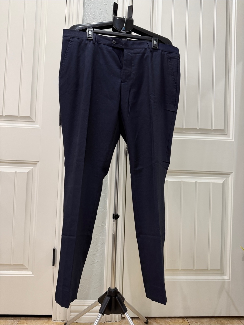 Zara Men's Dark Navy Dress Trousers